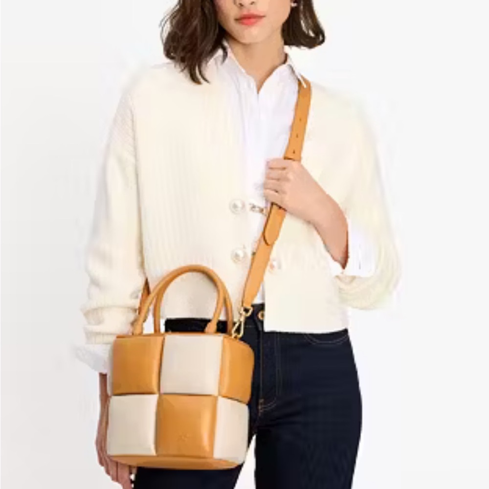 Kate Spade Boxy Colorblocked Tote Satchel Crossbody - Picture 11 of 13